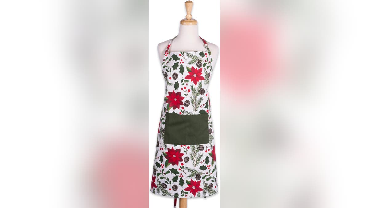 Stay clean while you bake with a holiday apron.