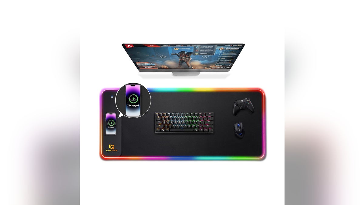 Charge your phone and keep all your gaming accessories in one place.
