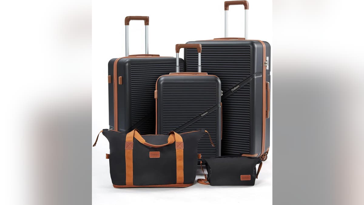 Get all the luggage you need in this five-piece set.