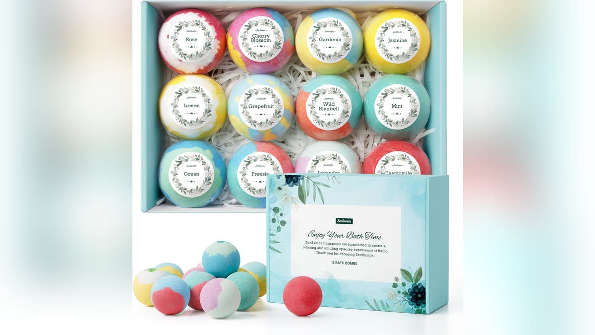 Gift relaxation when you give bath bombs. 