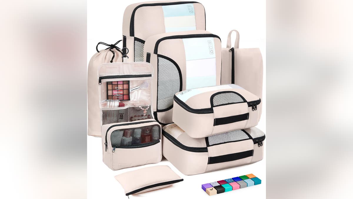Stay organized with these packing cubes. 
