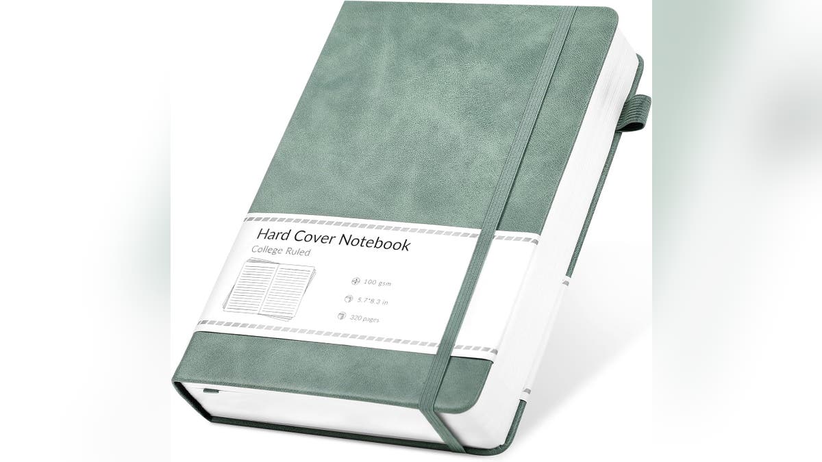 A journal helps create a self-care routine. 