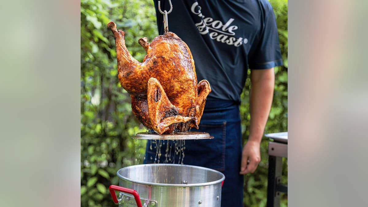 Deep-fried turkey tastes incredible. 