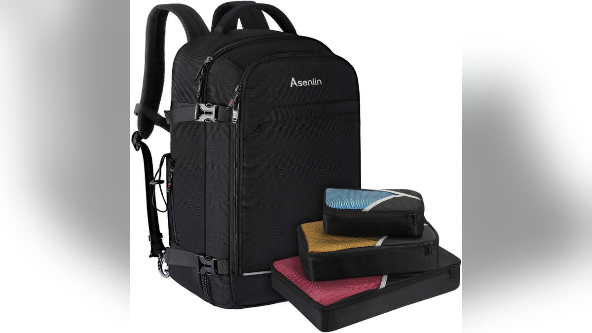 The Asenlin 40L backpack is a perfect carry-on.