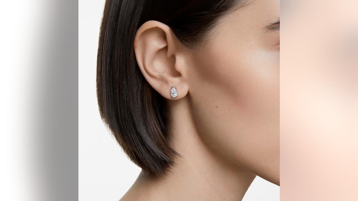 Swarovski earrings pair well with any fancy outfit.