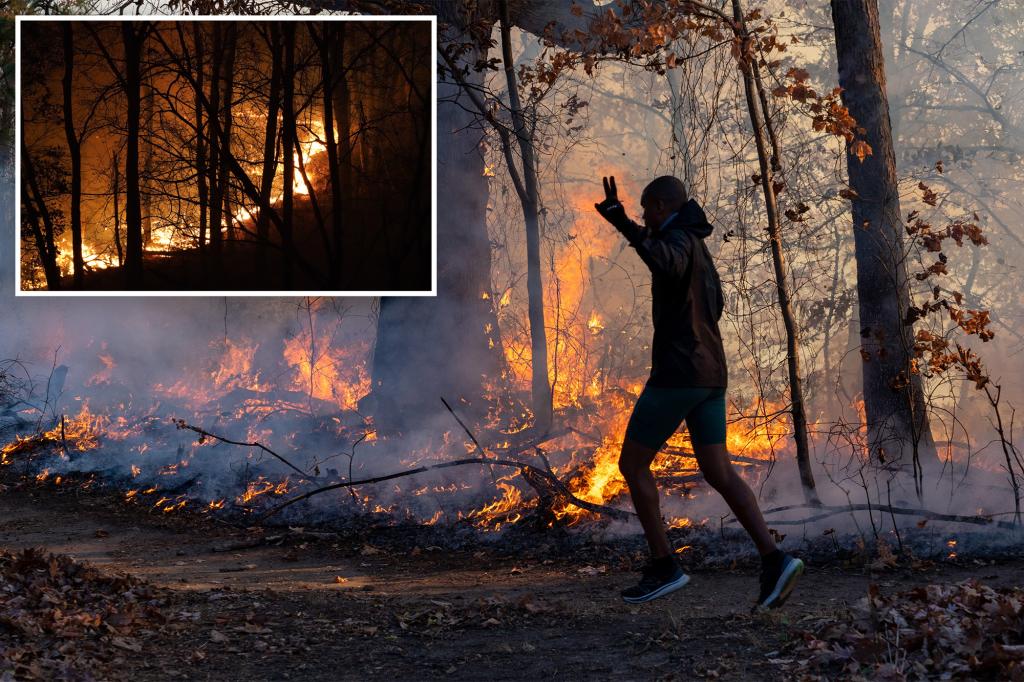 Ranger perishes in brush fire as dangerous wildfires cause bad air quality in the tri-state region