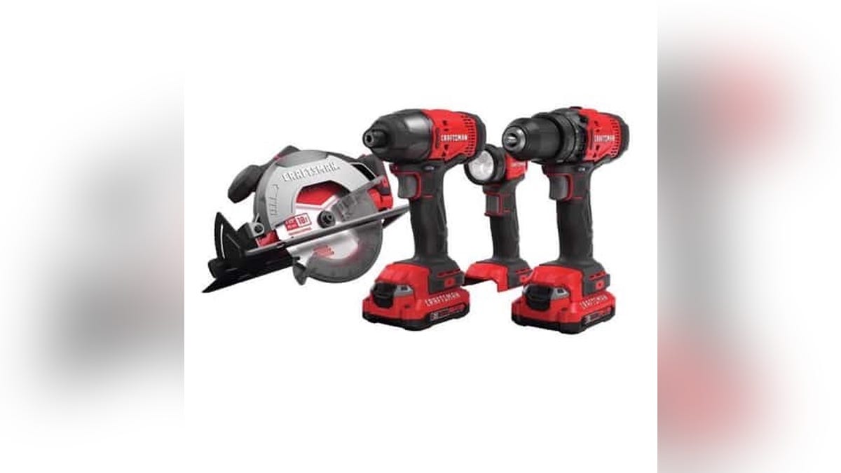 You can get a drill, impact driver and saw all for under $150.