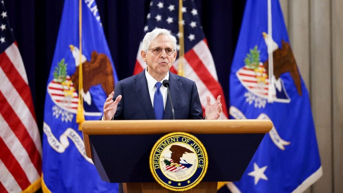 AG Merrick Garland at DOJ press conference