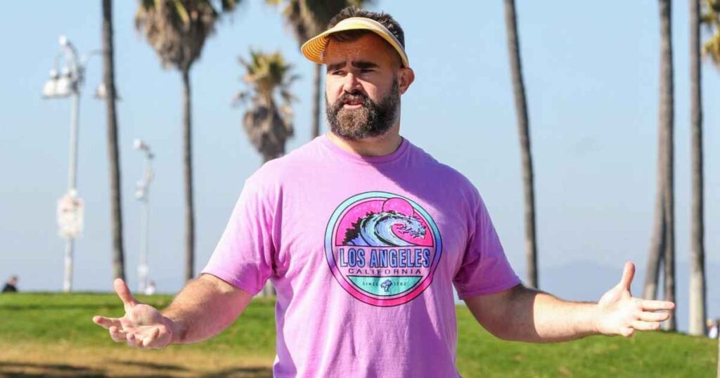 Jason Kelce Introduces Himself as ‘Taylor Swift’s Boyfriend’s Brother’ in 1st Scene From Late-Night ESPN Show