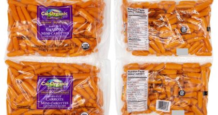 More organic carrots are recalled in Canada over E.coli outbreak