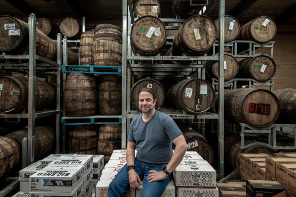 Mazen Hajjar from Hawkers Beer in Reservoir.