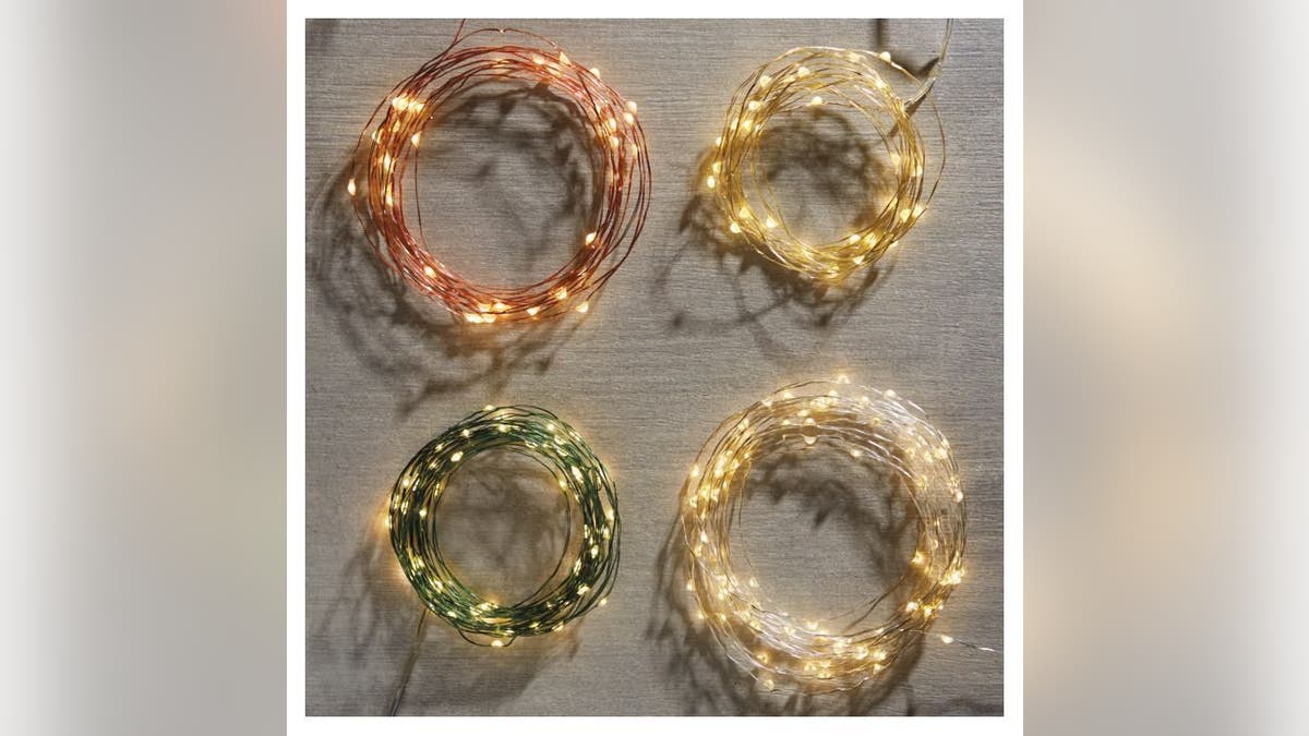 These battery-operated lights are an easy way to decorate dark spaces.
