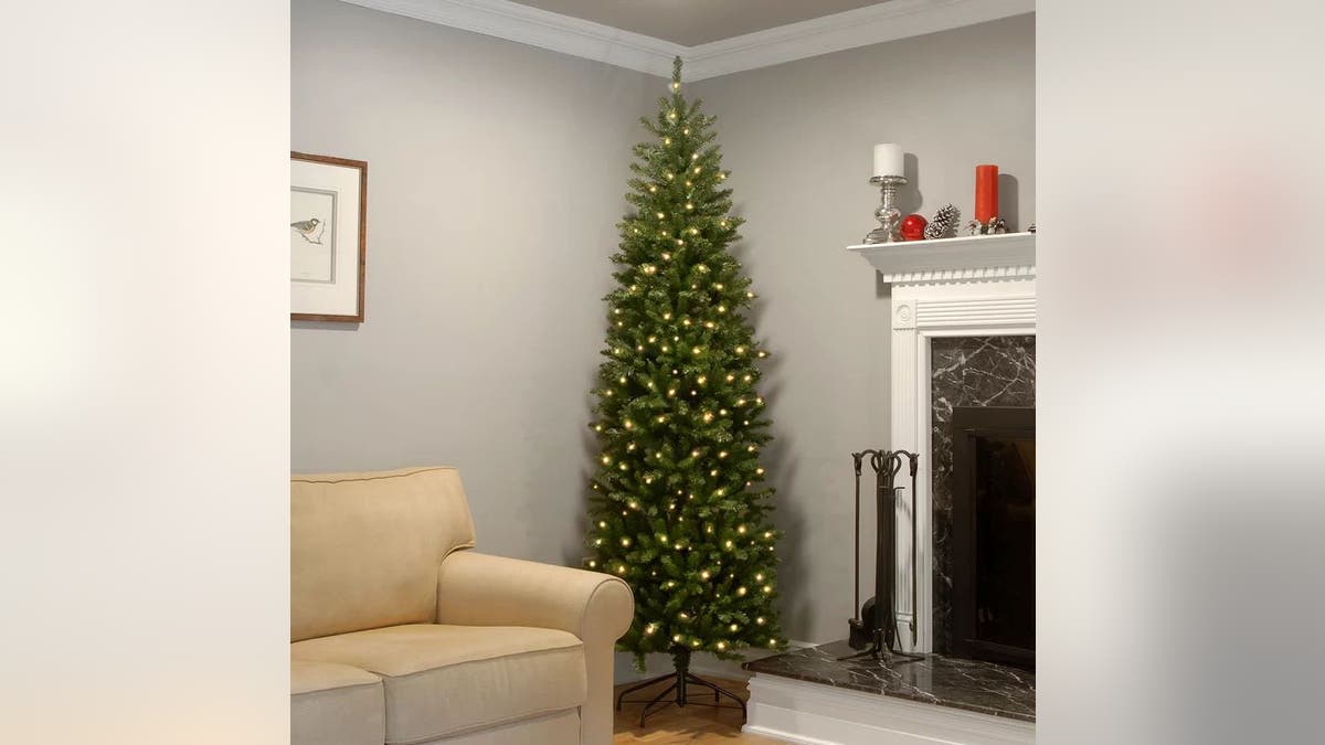 This slim tree fits anywhere.
