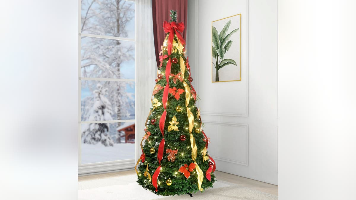 Try a pop-up tree this year.
