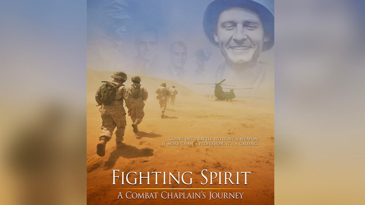 The movie poster for "Fighting Spirit: A Combat Chaplain's Journey."