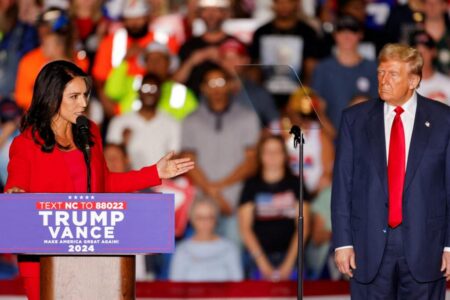 Trump picks Democrat-turned-Republican Tulsi Gabbard as director of national intelligence