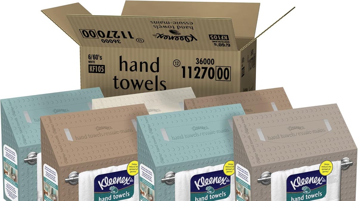 Kleenex hand towels in the guest bathroom are a perfect option.