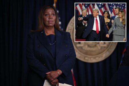NY AG Letitia James says ‘We are prepared to fight back’ in ‘dumb and bizarre’ presser with Gov. Hochul after Trump wins presidency