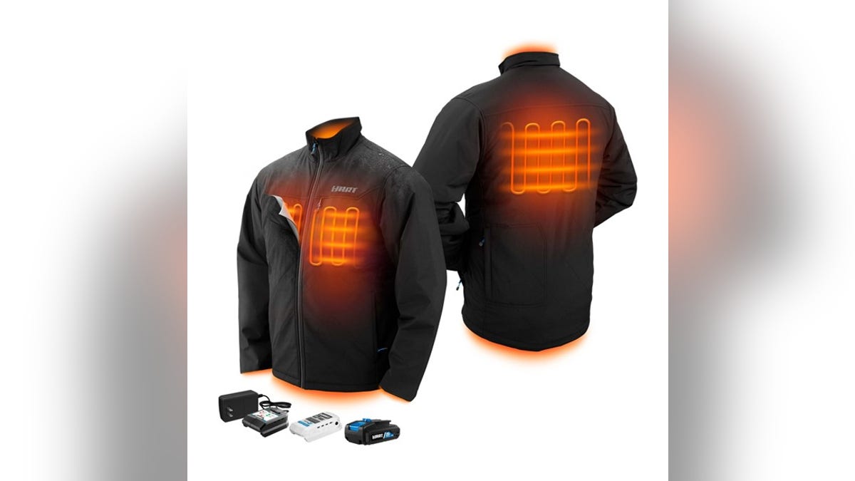 Stay toasty with a heated jacket this winter.
