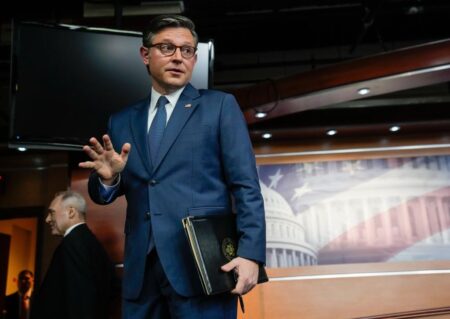 Mike Johnson asks House colleagues to re-elect him to speakership post