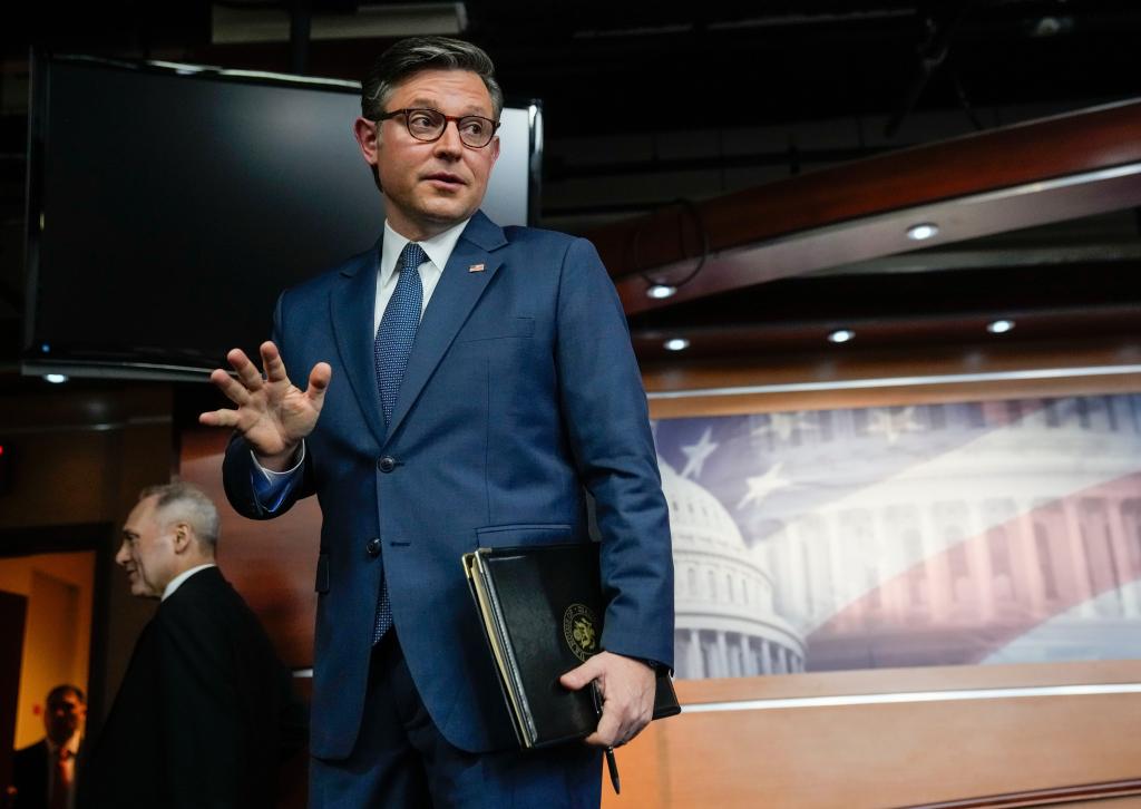 Mike Johnson asks House colleagues to re-elect him to speakership post