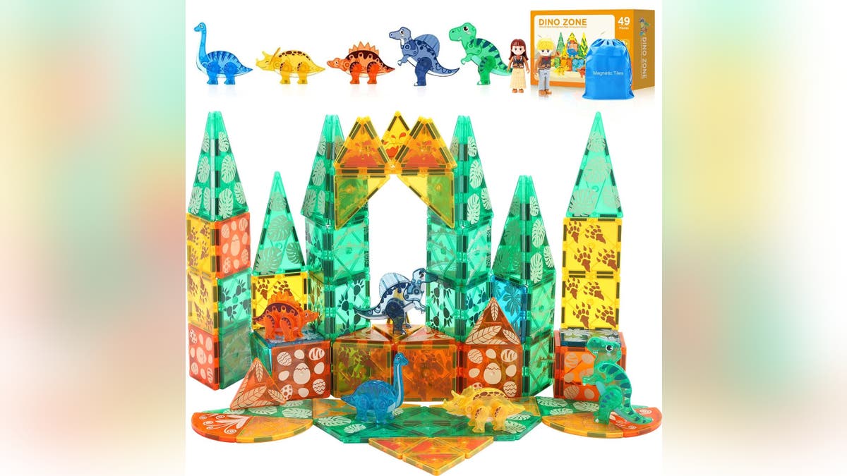 Try these magnetic tiles for interactive fun.