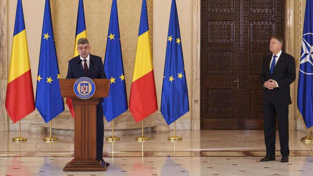 Romanian president names incumbent PM for new pro-European government
