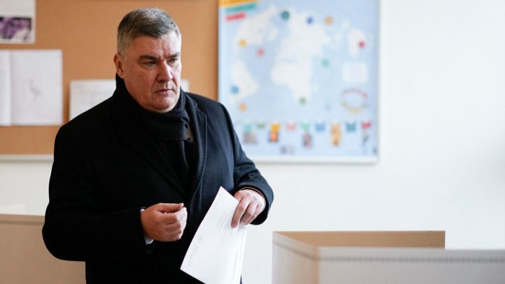 Exit polls show victory for Croatia's incumbent president Milanović