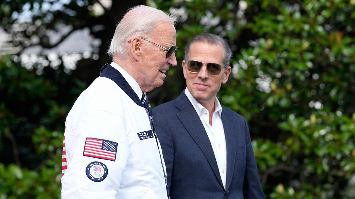Joe and Hunter Biden in July 2024