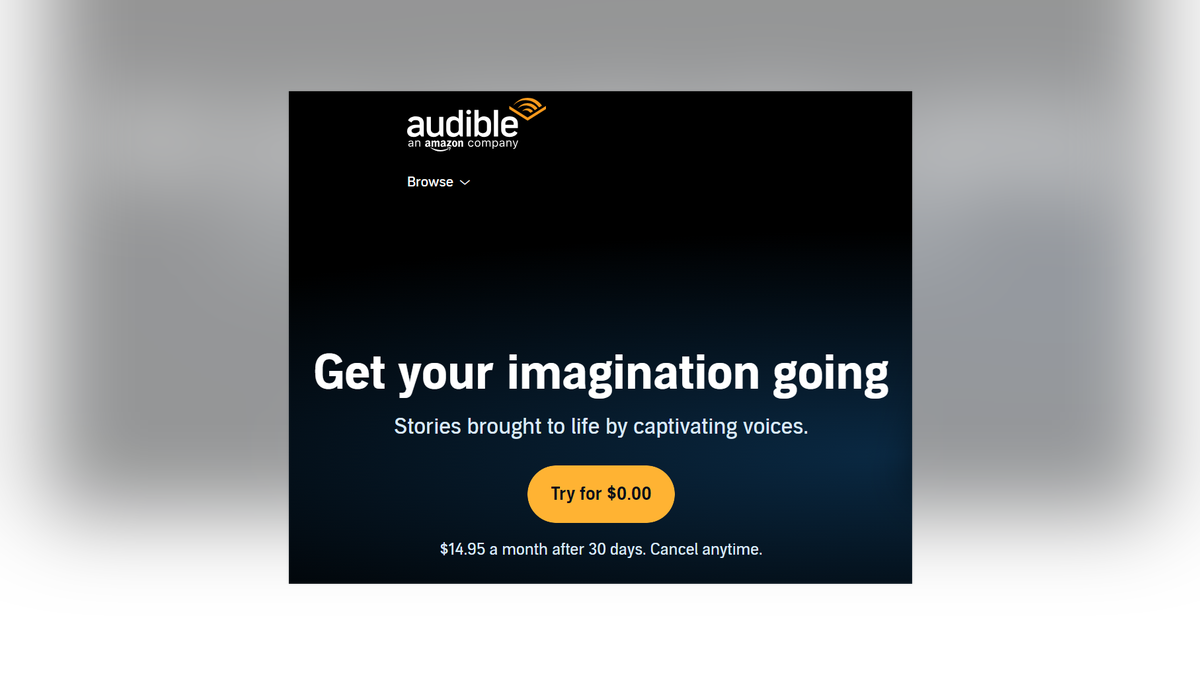 Gift access to thousands of audiobooks.