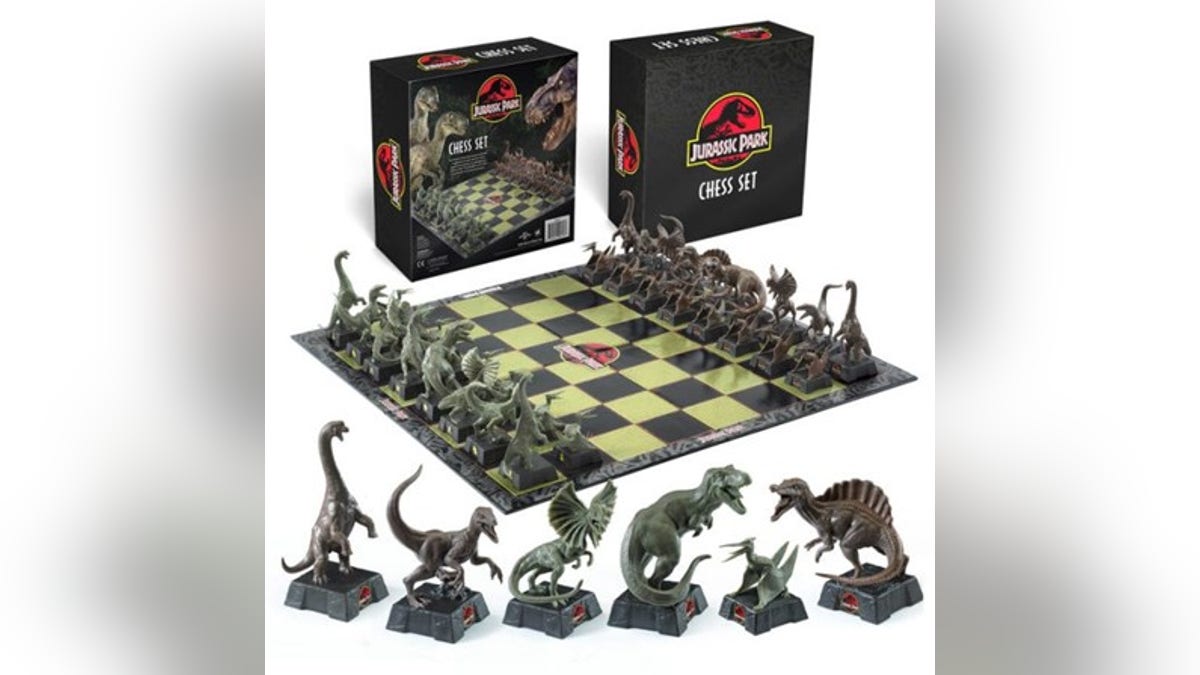 This fun chess set will encourage kids to start playing when they're young.