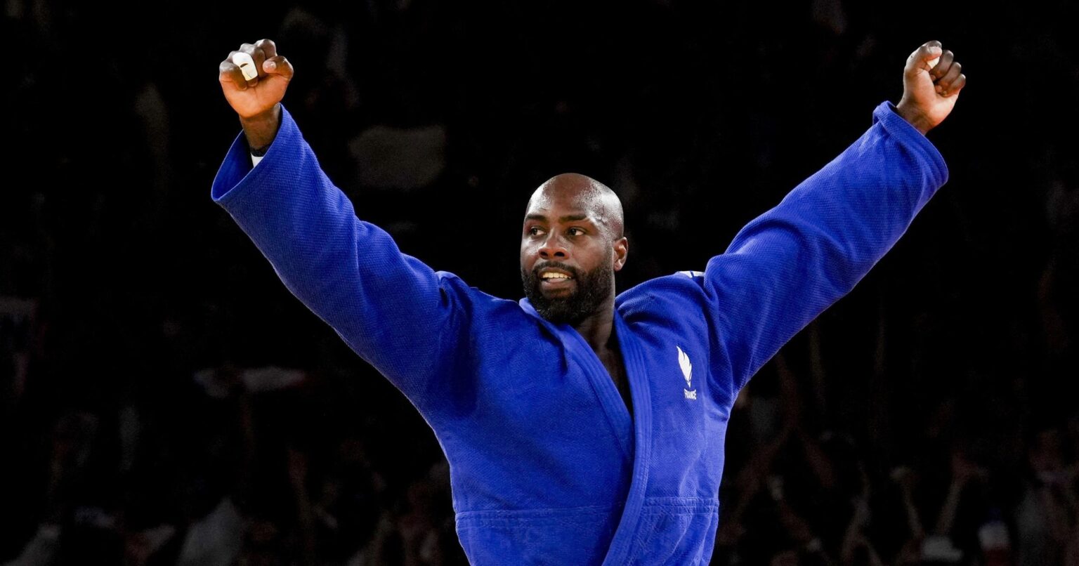 Paris 2024: ‘He’s done it in style’ – Teddy Riner celebrates as French fans go wild after judo gold – Judo video