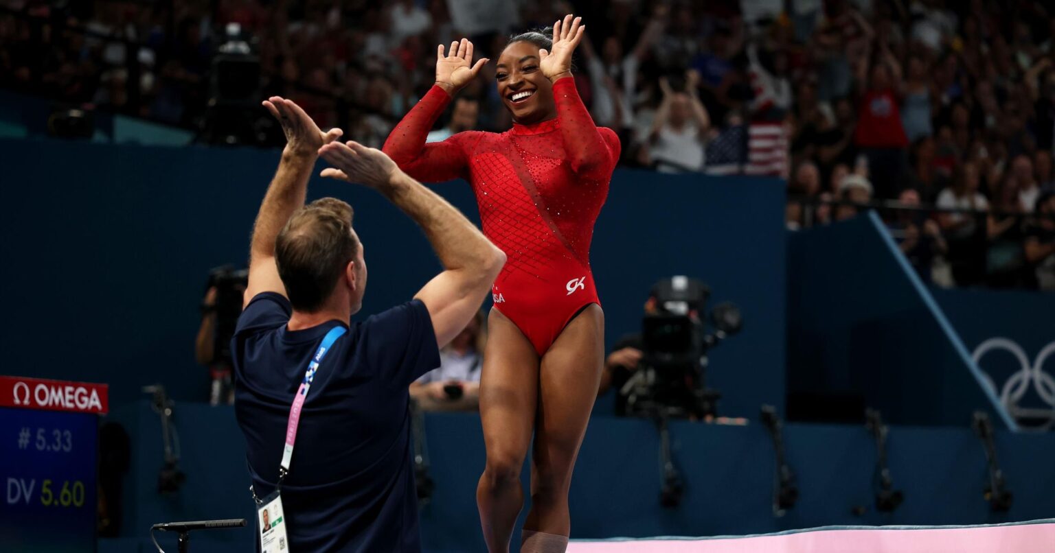 Simone Biles continues glorious Games with third gold at Paris 2024 – ‘The best one yet!’ – Artistic Gymnastics video