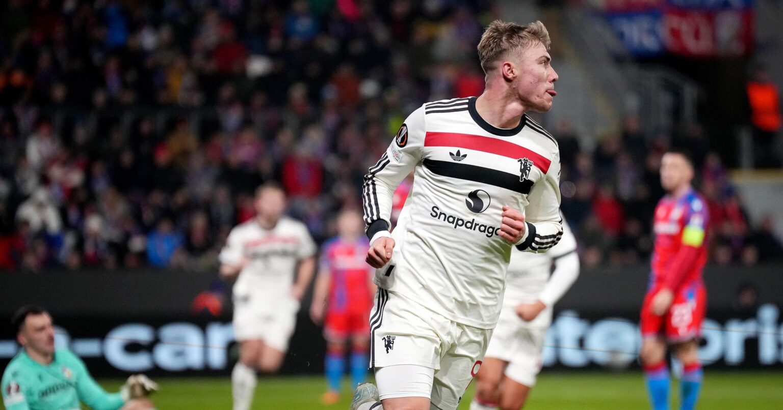 Viktoria Plzen 1-2 Manchester United: Rasmus Hojlund comes off bench to score winning goals after Andre Onana error