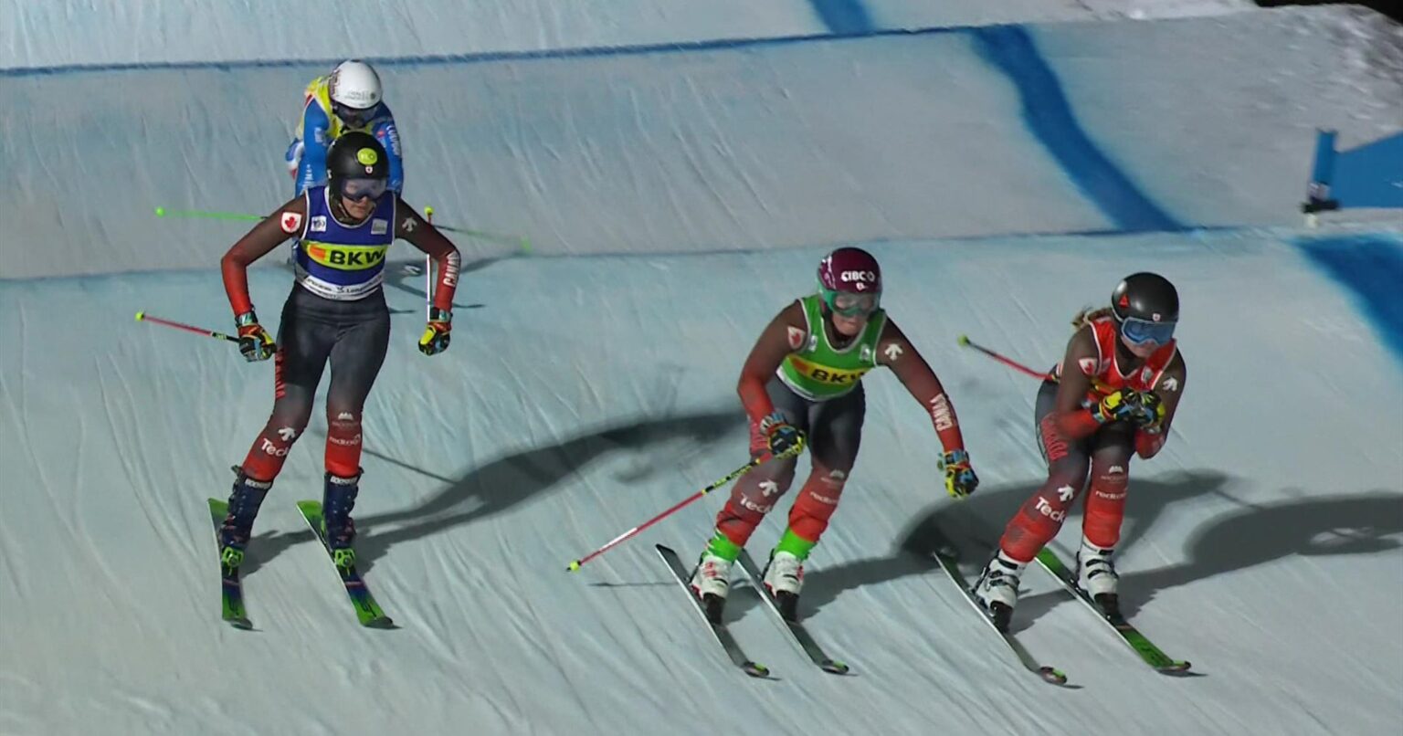 Ski Cross World Cup: Marielle Thompson picks up second win of season at Arosa, tops Canadian 1-2-3 – Freestyle Skiing video