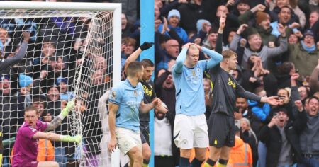 Manchester City 1-1 Everton: Erling Haaland misses penalty as champions held to frustrating draw by Toffees