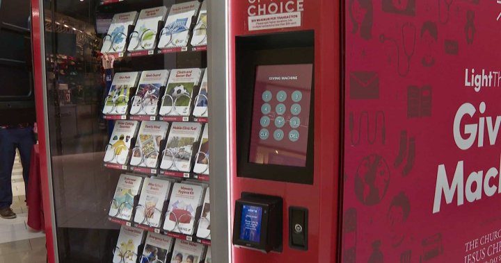 Unique charity supporting vending machines returns to Southcentre Mall