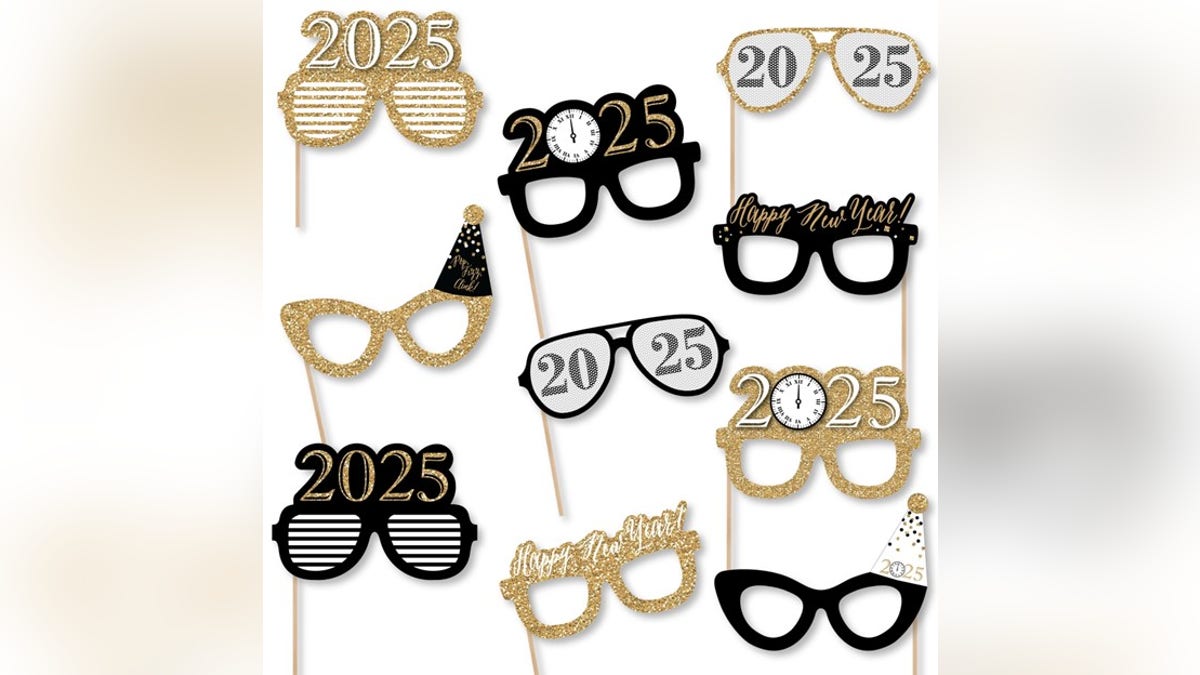Pass out 2025 glasses to all your guests.