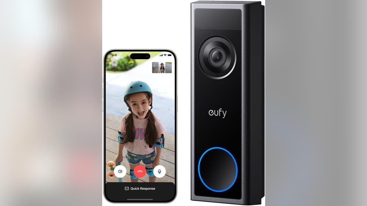 Stay secure with a camera doorbell.