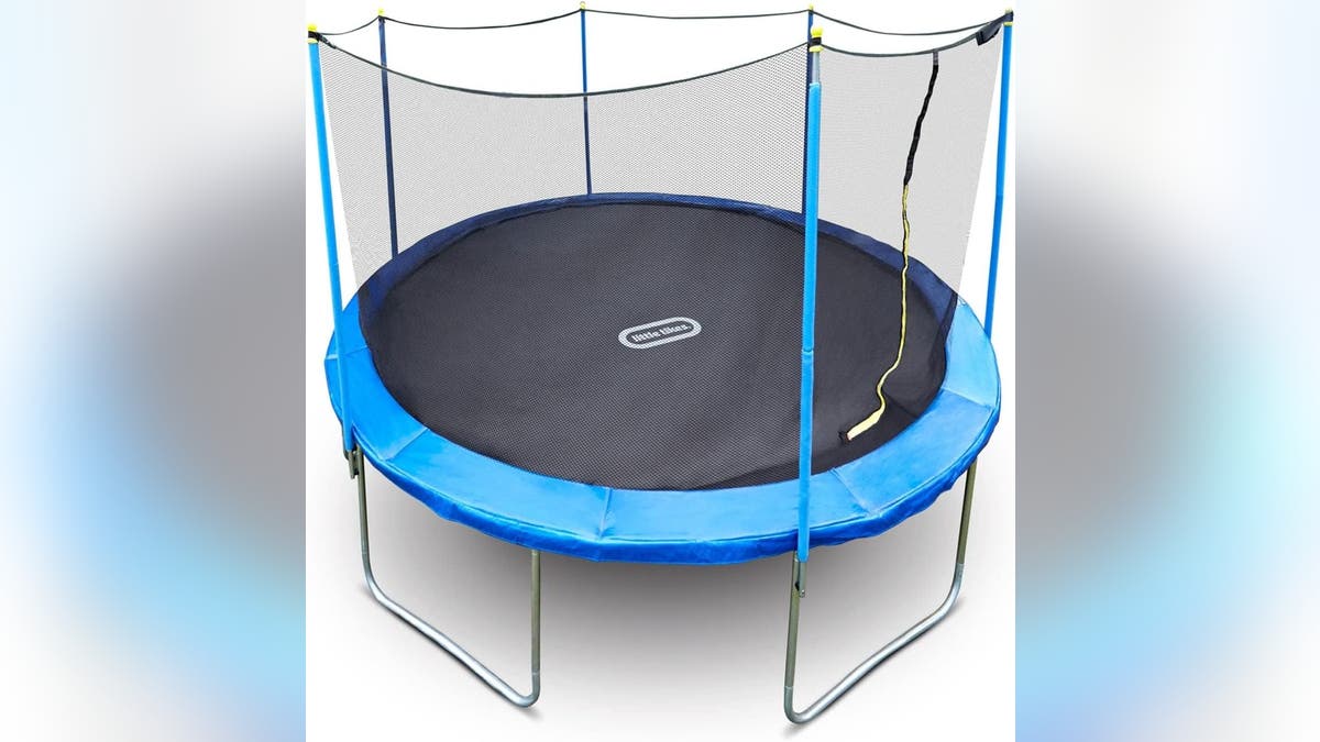 Your kids will have fun for hours on this trampoline.