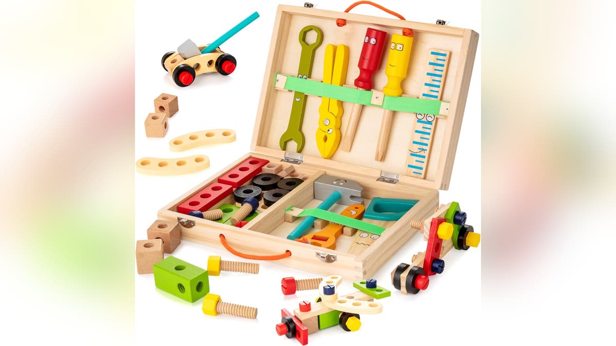 A fun tool set for toddlers.