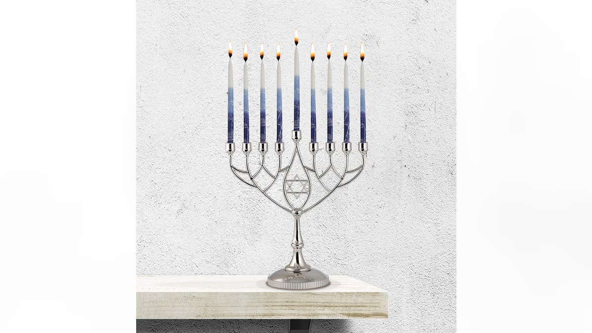 Add a timeless Menorah to your celebration.
