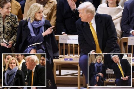 MAGA goes wild over Jill Biden’s very friendly encounter with Trump at the Notre Dame reopening in Paris