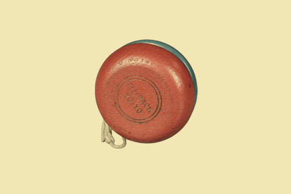 Yo-yos are a classic toy: this one is from the 1960s.
