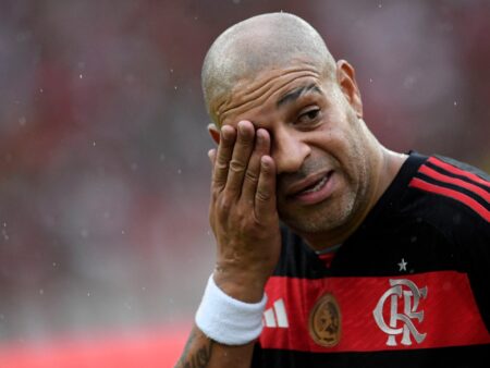 Adriano, one of Brazil’s most prodigious talents, bids farewell to football