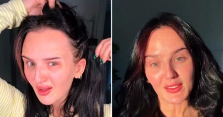 Mikayla Nogueira Shows Off Cherry-Cola Hair Transformation ‘For the Holidays’