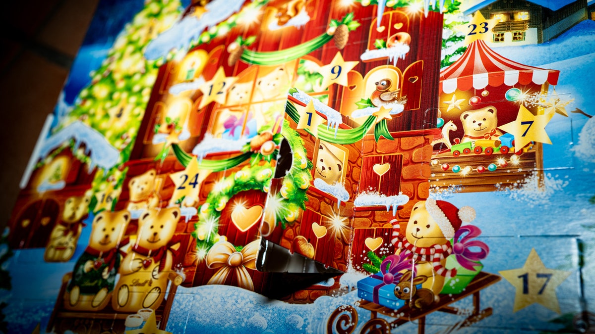 A Christmas advent calendar