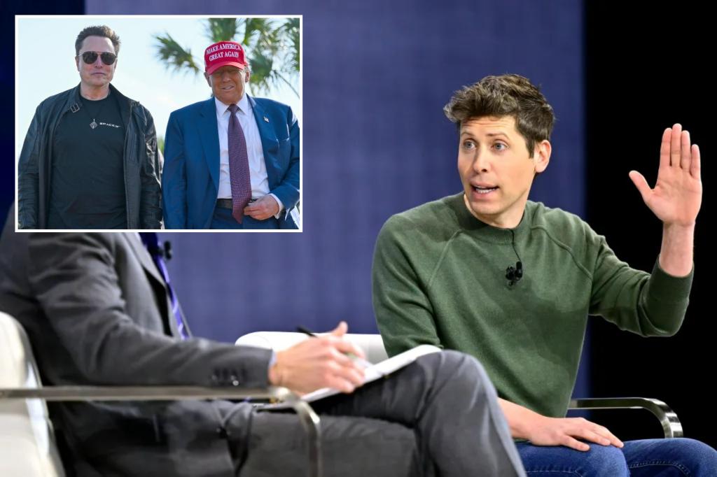 OpenAI’s Sam Altman ‘not that worried’ about Elon Musk’s influence on Trump