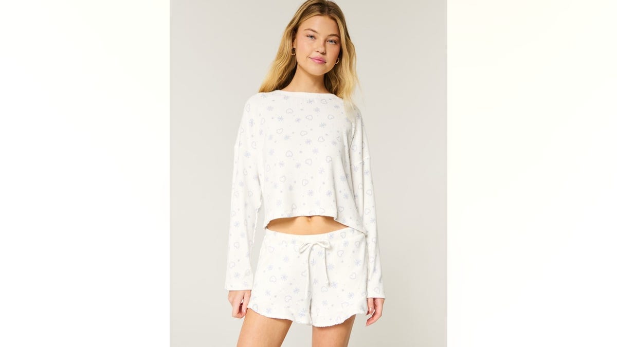 Get a new pajama set that's comfortable and soft.