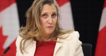 Chrystia Freeland will give fall economic statement on Dec. 16